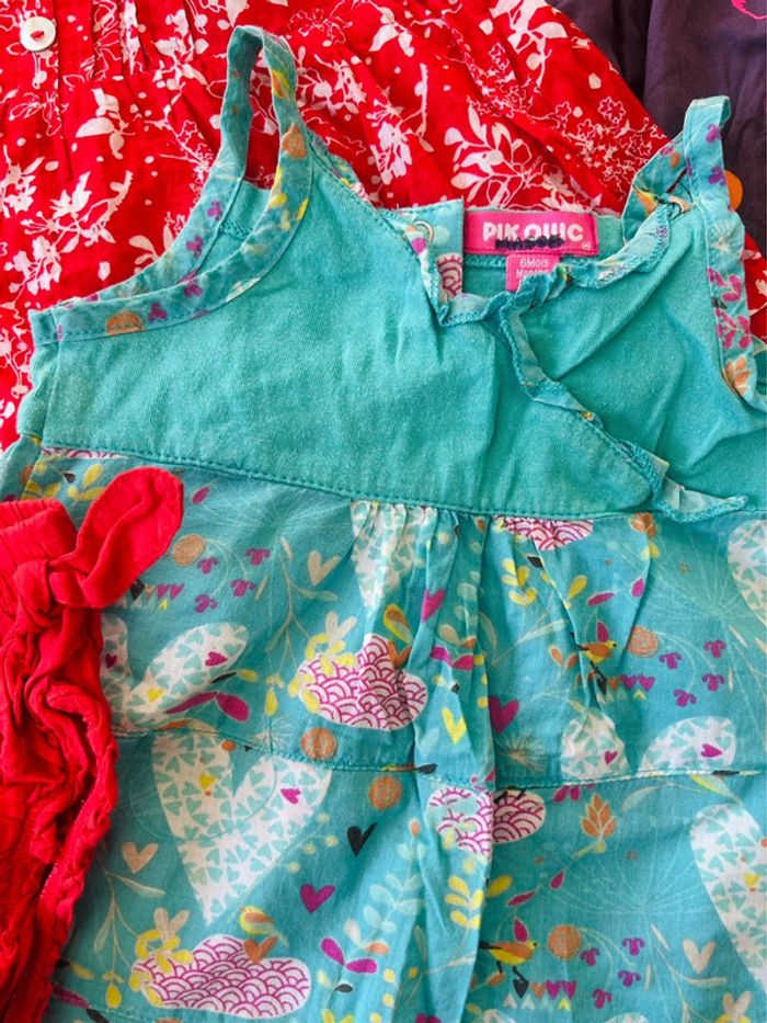 Lot de 3 robes 6 mois Pik Ouic - photo numéro 2
