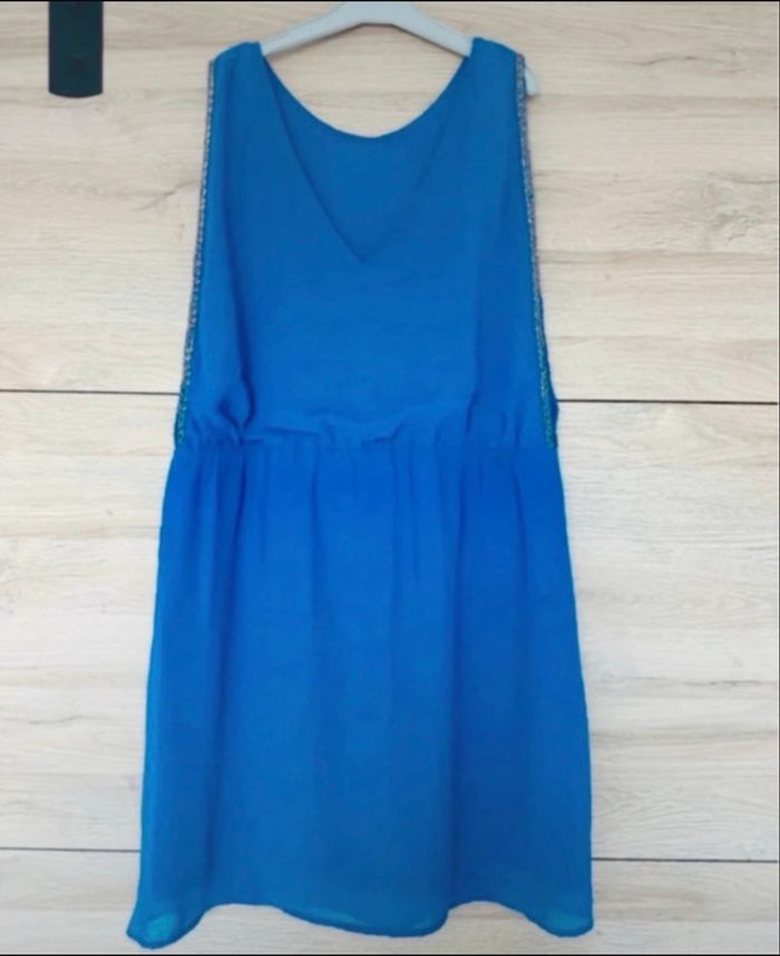 🌼 robe bleu pimkie taille L🌼 - photo numéro 3
