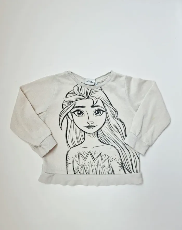 Pull fin Elsa Reine des Neiges