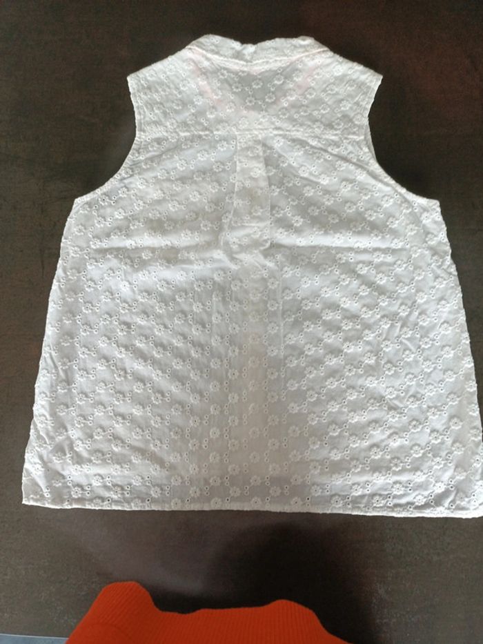 Chemise sans manche blanche H et M 11 ans - photo numéro 3