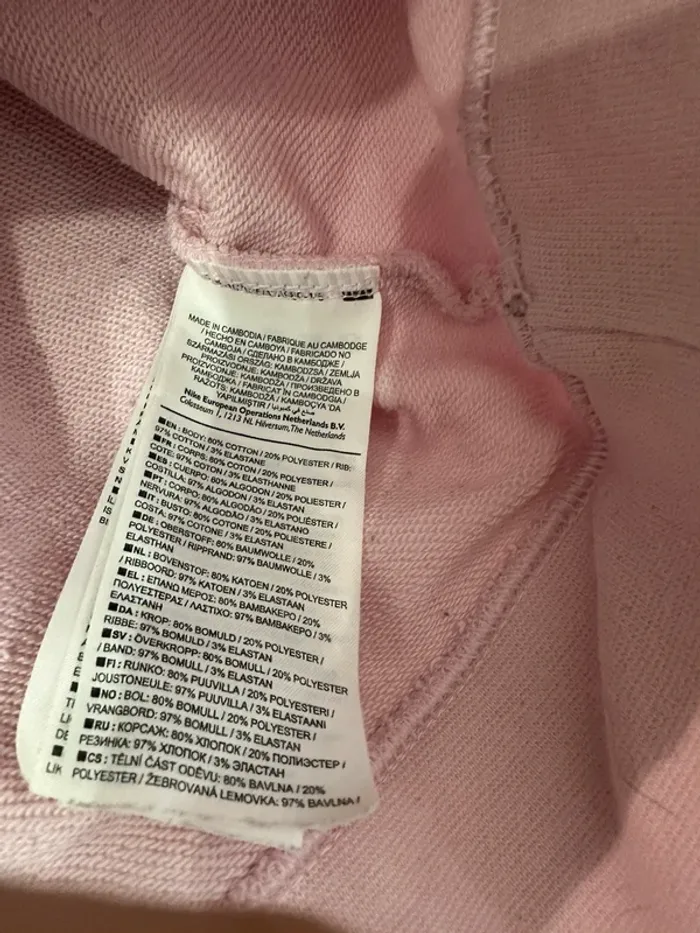 Sweat-shirt long rose Nike taille S - photo numéro 5