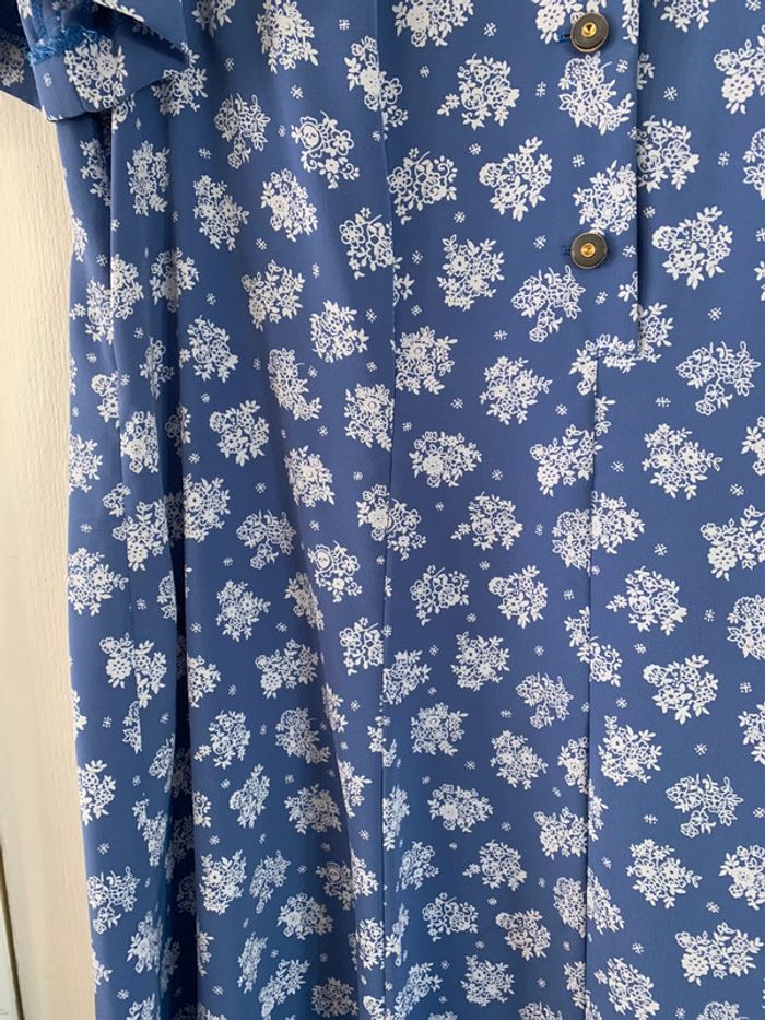 Robe fleurie vintage Paul mausner. T42 - photo numéro 3