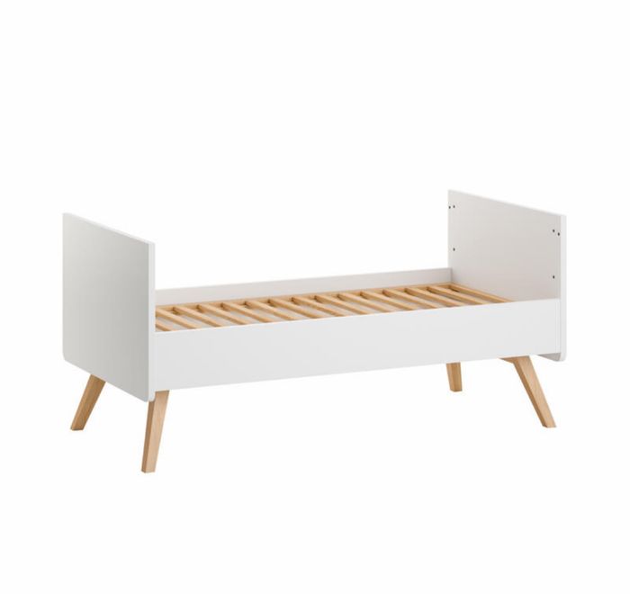Lit évolutif Vox Vintage blanc /chêne 70x140 - photo numéro 6