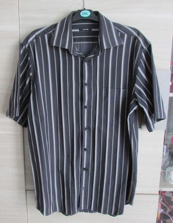 Chemise à rayures homme Abrams 41cm