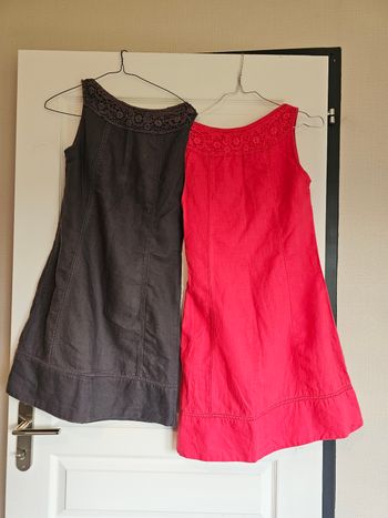 Lot 2 robes droites dentelles