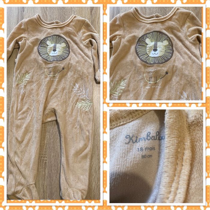 Pyjama petit  lion 18 mois