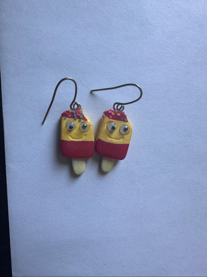 Boucles d’oreilles glace