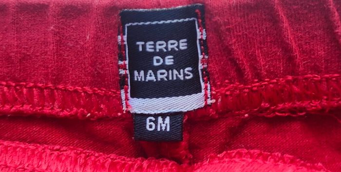 Legging rouge taille 6 mois - photo numéro 3