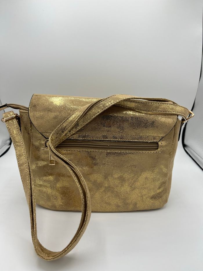 Sac à main bandoulière épaule toile brillante - photo numéro 6