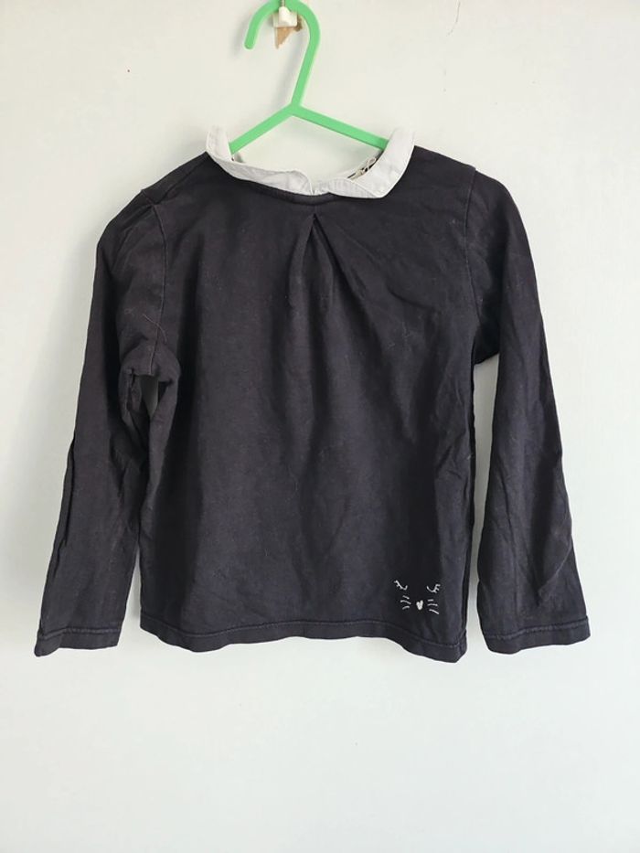 Pull noir fille 4 ans