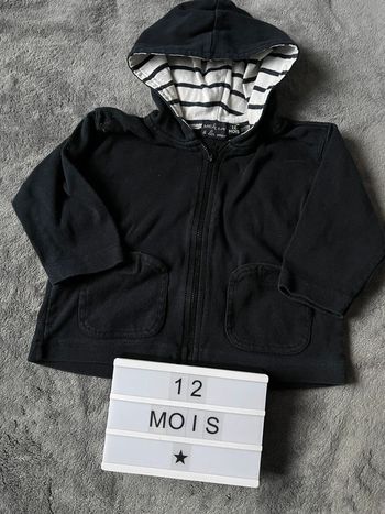 Gilet zippé 12M