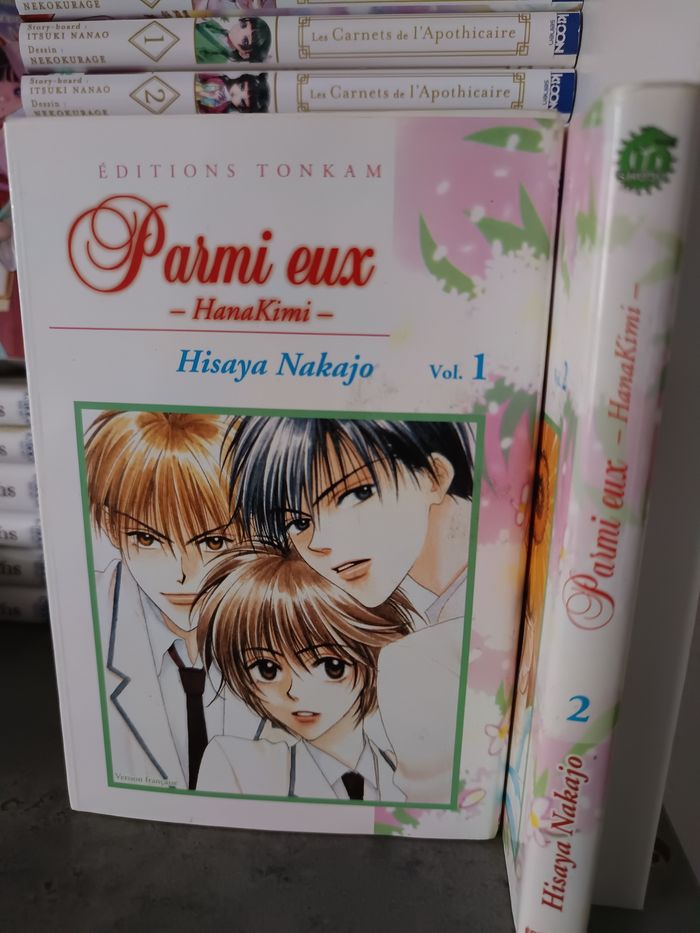 Manga Parmi eux Hana kimi 1 et 2