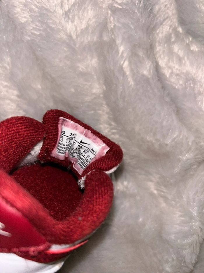 Basket air force one blanche et bordeaux - photo numéro 6