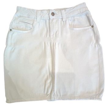 Jupe Femme - blanche DeniM - (Taille 36) - (TEX)