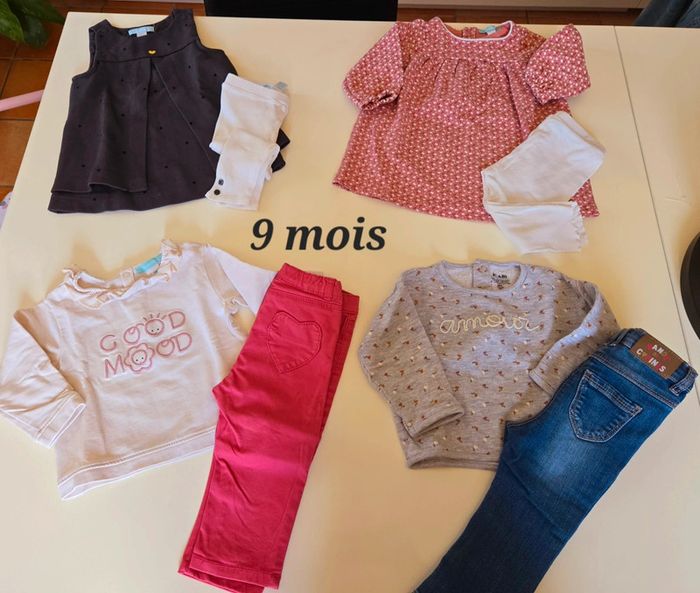 Lot fille 9 mois
