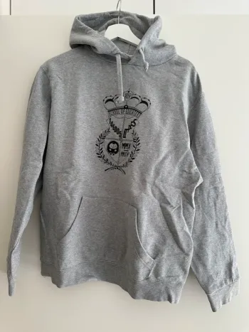 Pull à capuche gris taille M