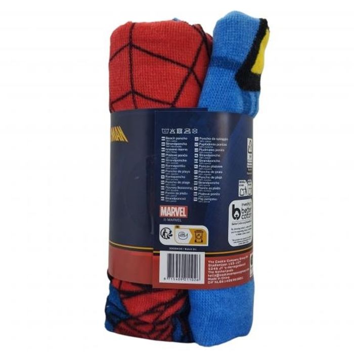 SPIDERMAN - Poncho Coton Marvel 60x60cm - photo numéro 3