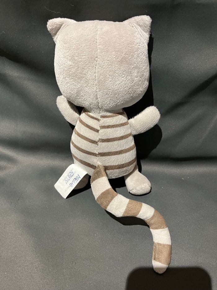 Doudou orchestra chat gris rayures - photo numéro 2