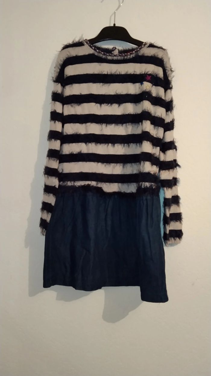 robe mariniere et jean catimini fille 10 ans