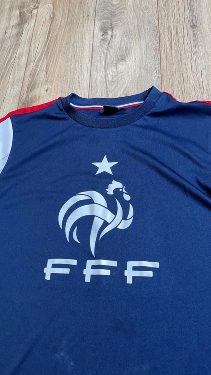 Tee-shirt supporter équipe France 14 ans - photo numéro 2
