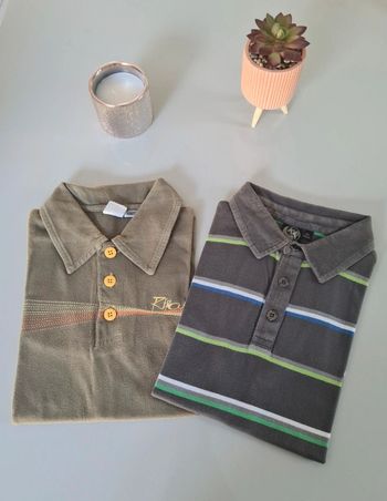 Lot de 2 polos à manches courtes 8 ans