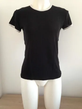 Thsirt manches courtes col rond 38 Zara Trafaluc