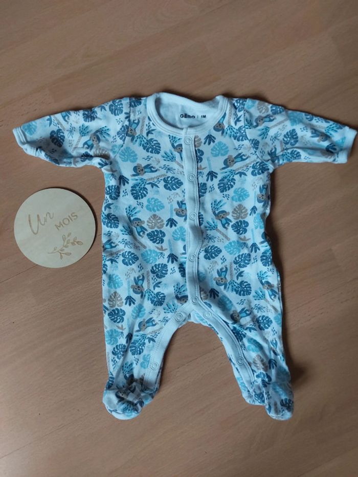 Pyjama mixte 1mois
