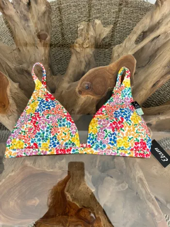 Haut de maillot de bain fleurs multicolores Etam 44