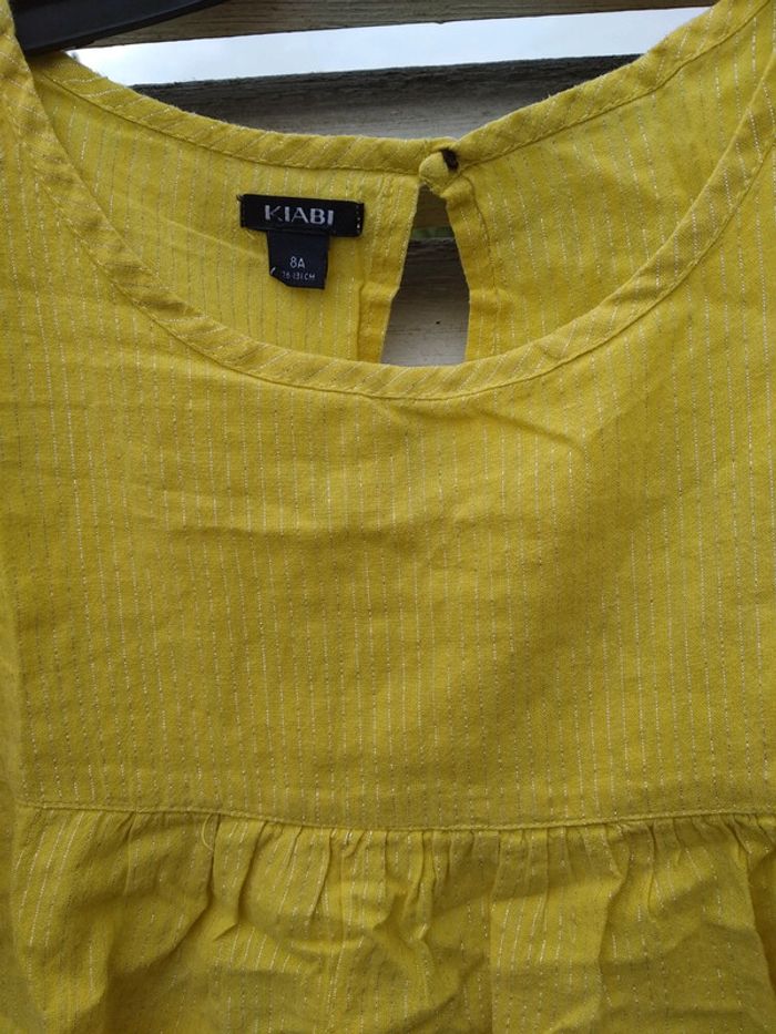 T shirt blouse jaune - photo numéro 2