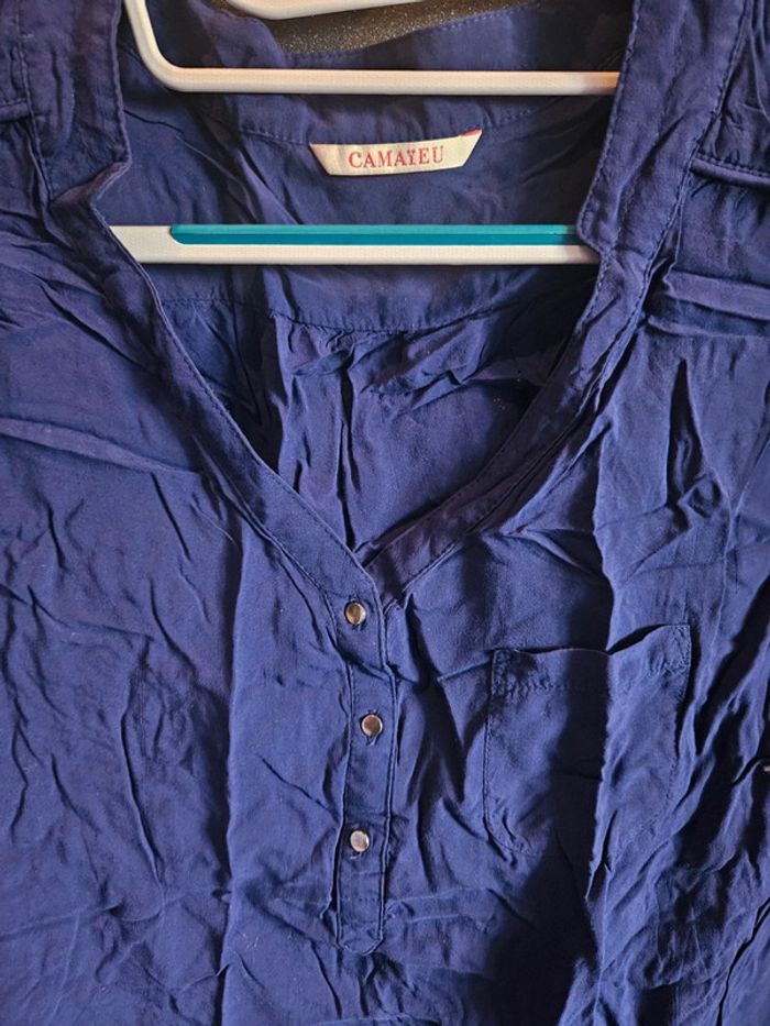 Chemise bleu marine - photo numéro 2