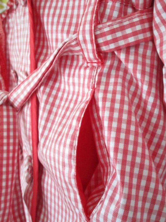Imperméable vichy rouge Marèse 23 mois TBE - photo numéro 4
