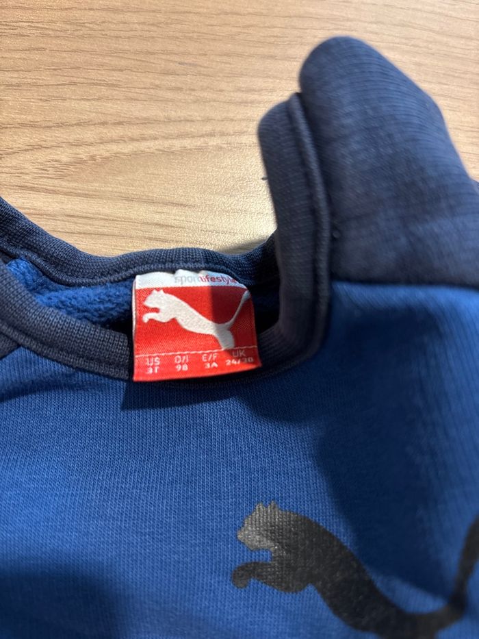 Ensemble pull et jogging Puma garçon taille 3 ans - photo numéro 4
