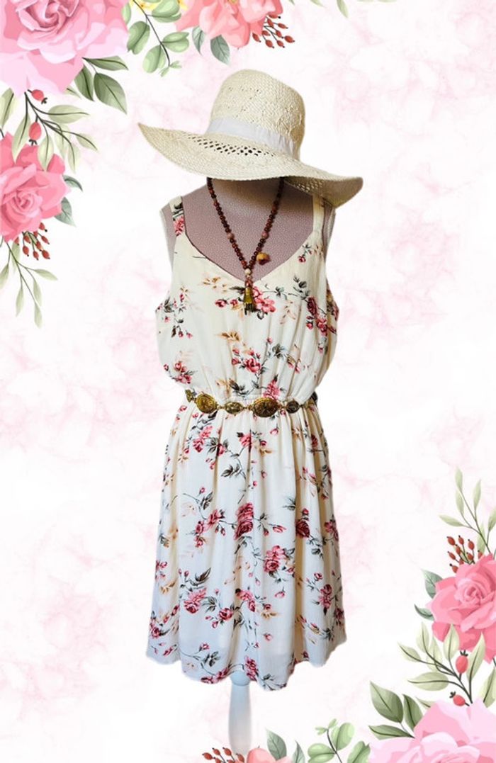 🌹🌸Jolie robe bohème fleurie romantique Romantic Floral Dream Dress🌹🌸 - photo numéro 2