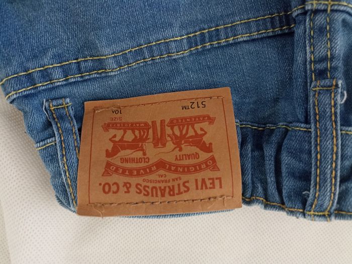Jeans bleu Levi's slim fille - photo numéro 4