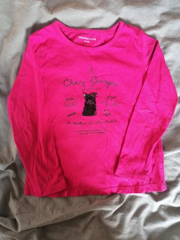 T-shirt à manches longues monoprix kids 5ans