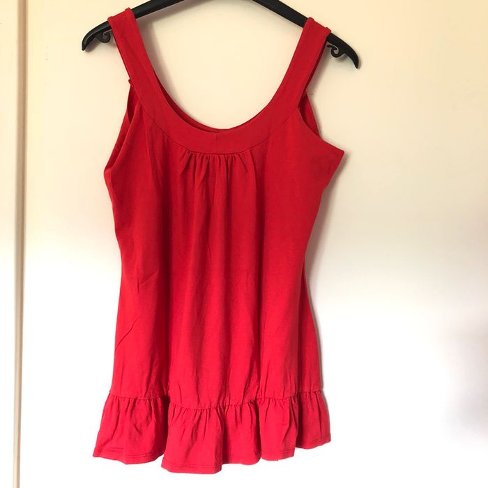 Top rouge camaïeu - photo numéro 2