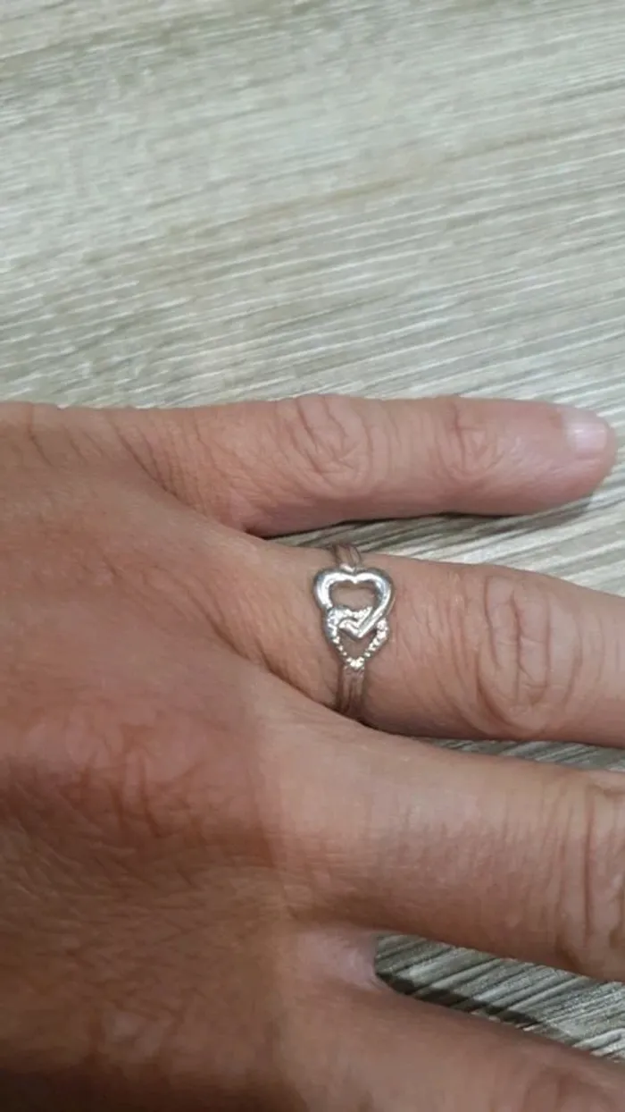 Bague en argent  Taille 58 - photo numéro 4