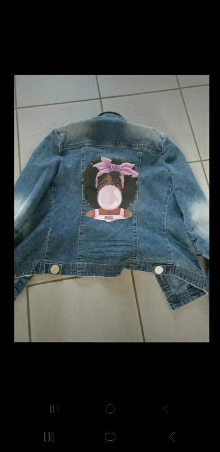 Veste jeans transfert 36 S - photo numéro 2