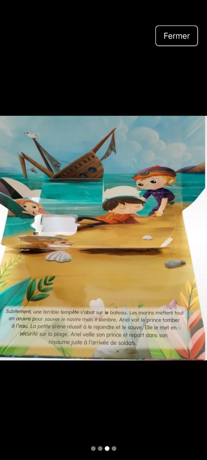 Livre pop-up « La Petite Sirène » - photo numéro 3