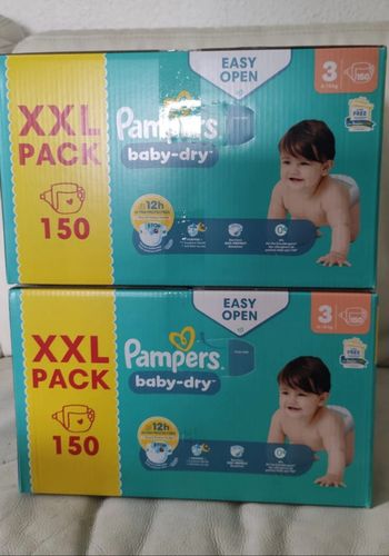 Pampers 3 XXL 2 cartons  