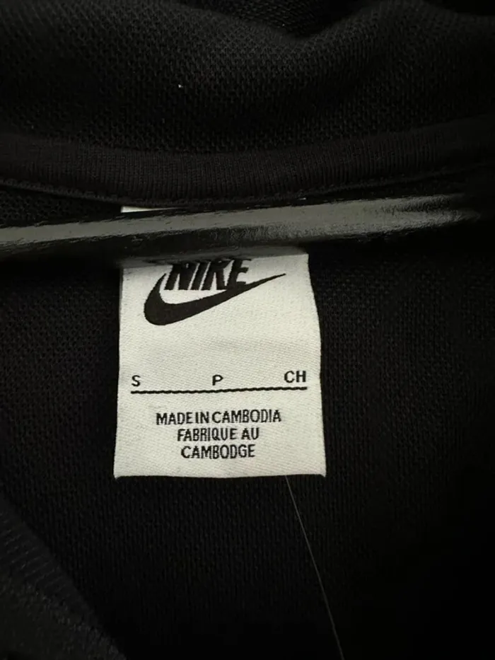 Nike pull à capuche avec zip noir taille S homme neuf - photo numéro 3