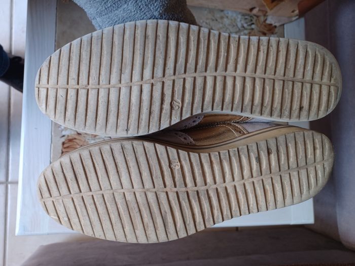 Derbies habillés beige et doré 37 - photo numéro 8