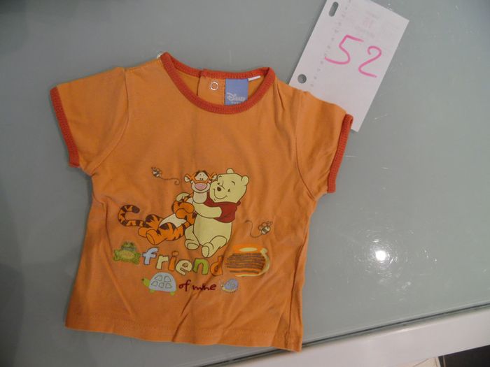 t-shirt 3 mois manche court winny l'ourson disney