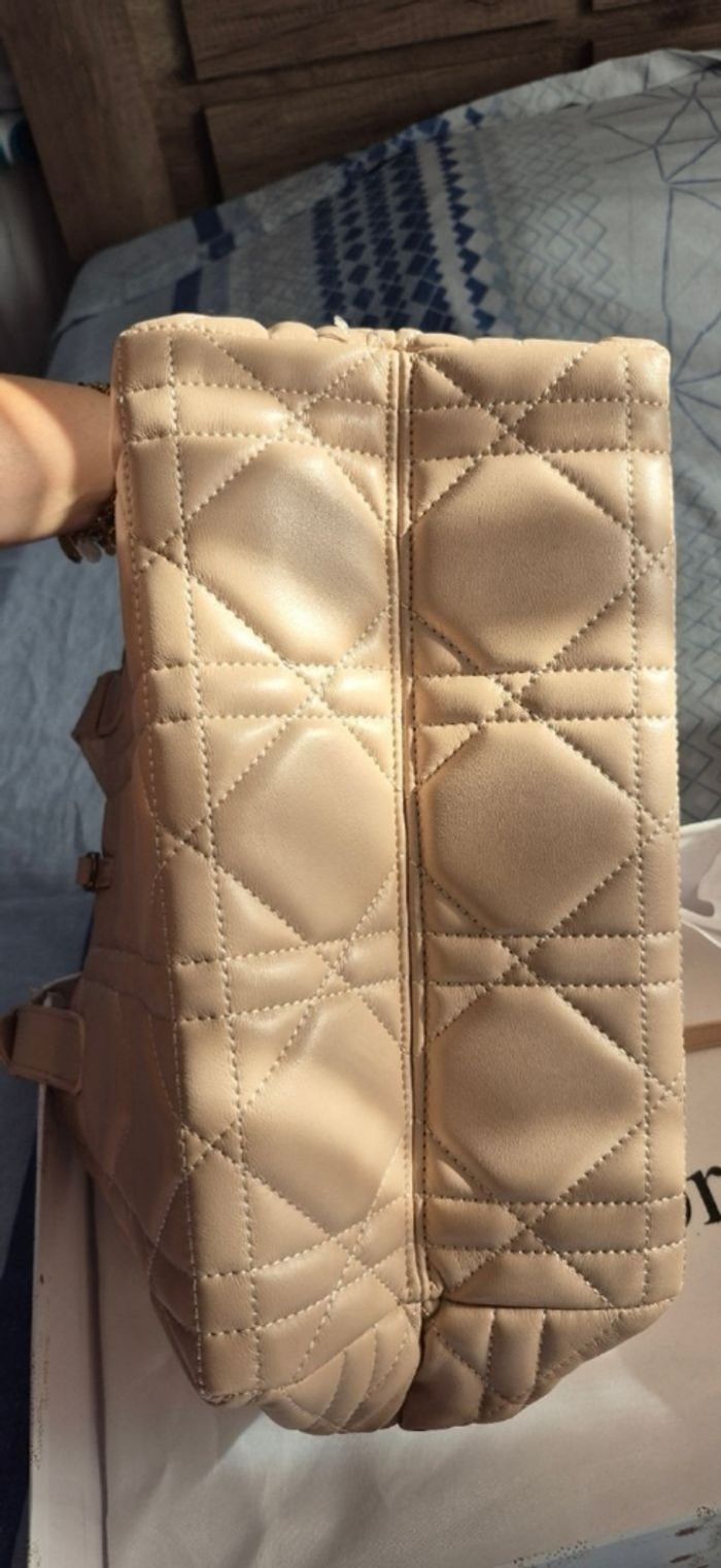 Sac cabas inspi  cuir matelassé - photo numéro 7
