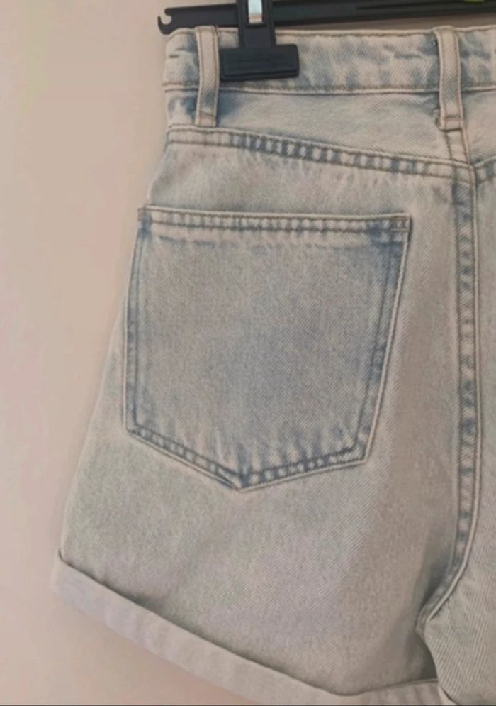 Short en jean, bleu, Stradivarius - photo numéro 5