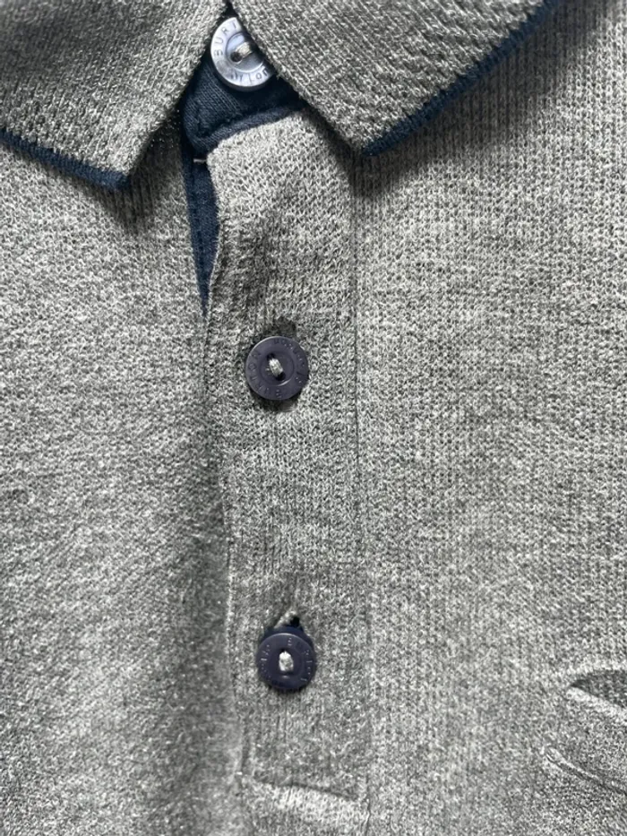 Polo Burton of London grey Mens Size Medium - photo numéro 7