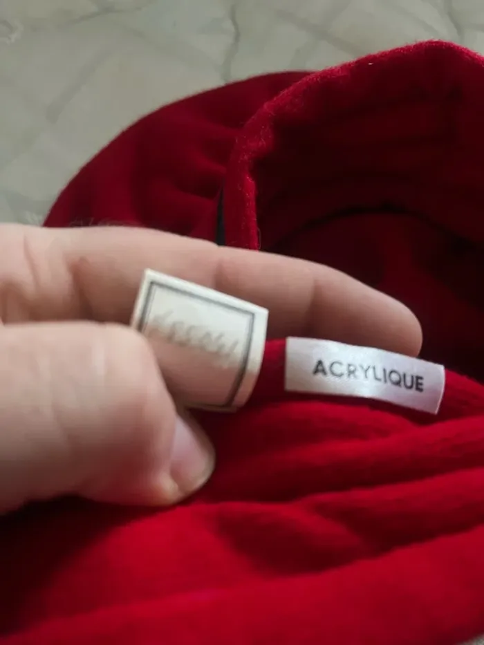 Berret femme rouge - photo numéro 3