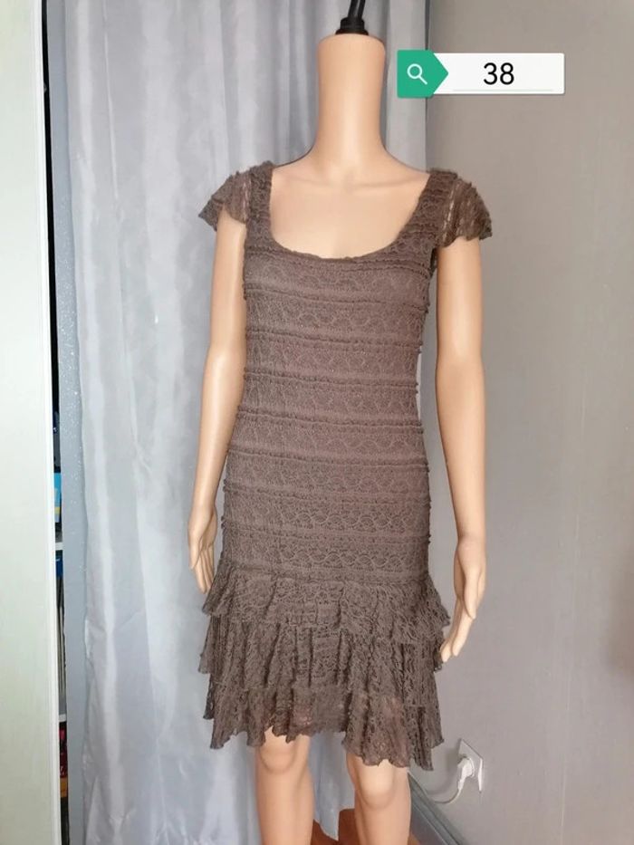 Robe marron Promod 38
