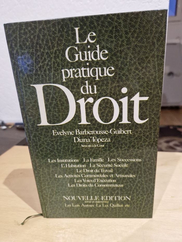 Livre le guide pratique du droit