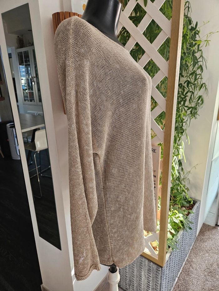 Brax pull beige/ doré taille 46 - photo numéro 2